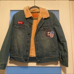 Levi’s Faux Sherpa Denim Jacket